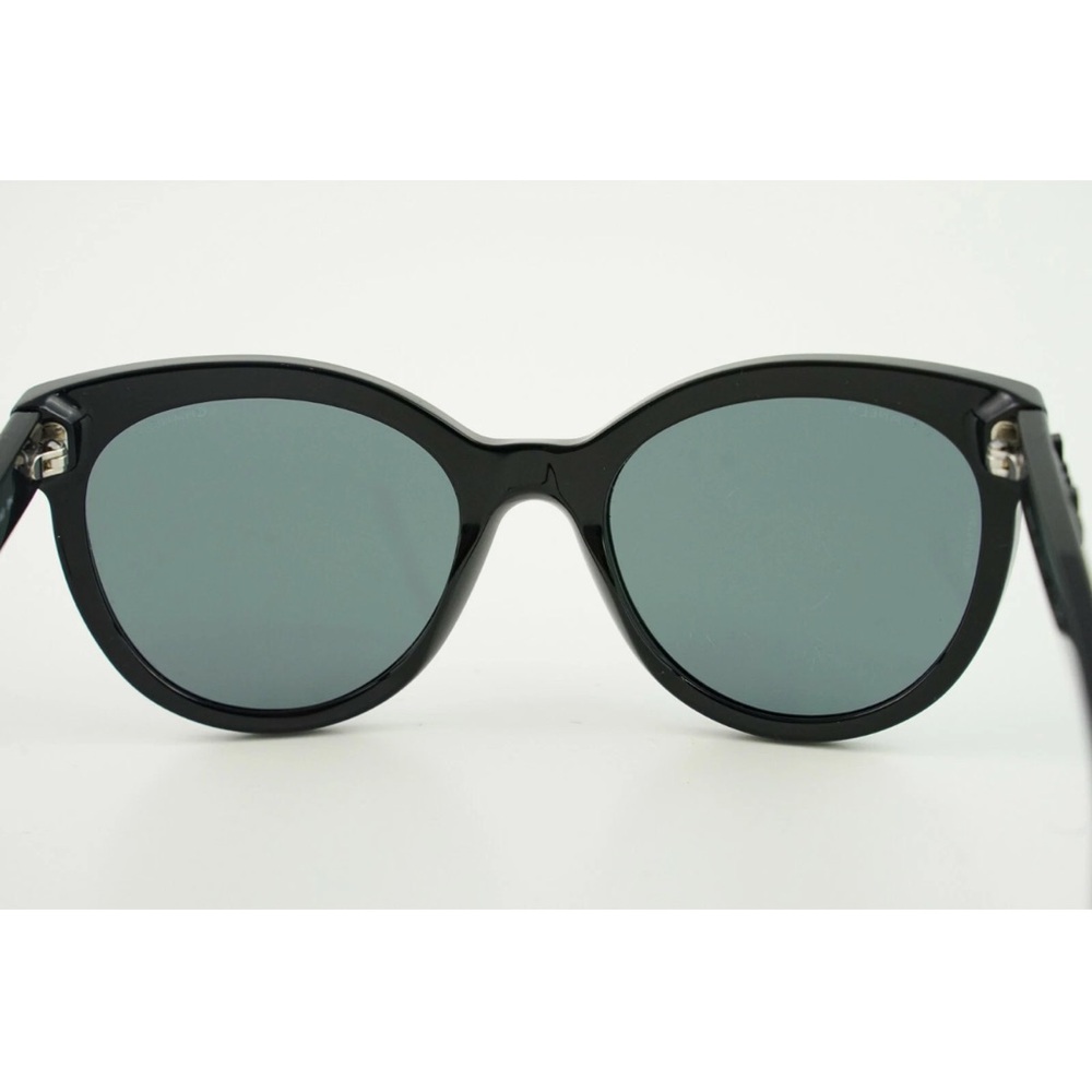 CHANEL women's sunglasses 5315 c.501/26 54-20 140 3N Black/Black round cat eye - Picture 2 of 8
